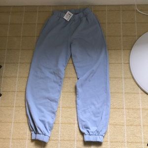 light blue brandy Melville sweatpants
